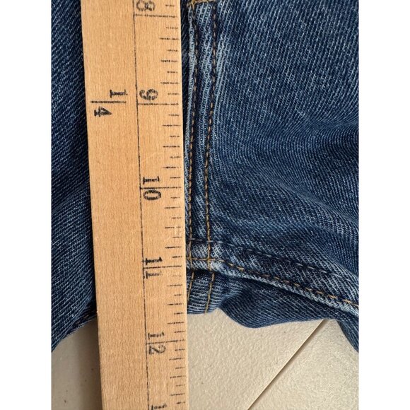 Other Stories High waist straight leg Jeans retro blue 90s boho sz 28 - Picture 5 of 9